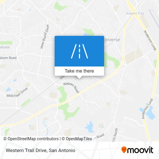 Western Trail Drive map