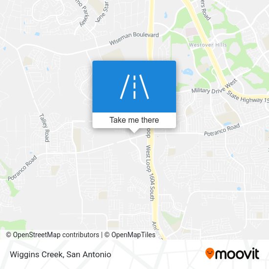 Mapa de Wiggins Creek