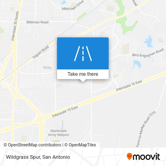 Wildgrass Spur map