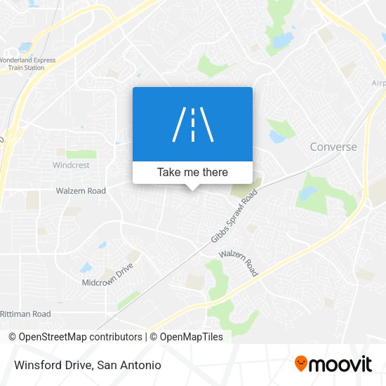 Mapa de Winsford Drive