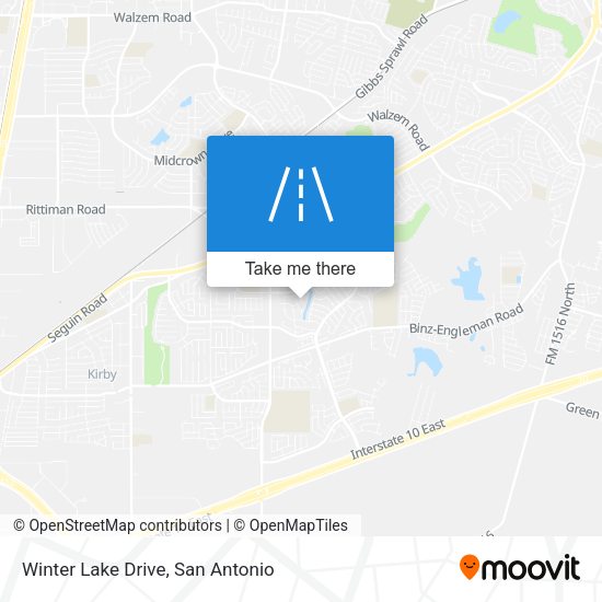Winter Lake Drive map