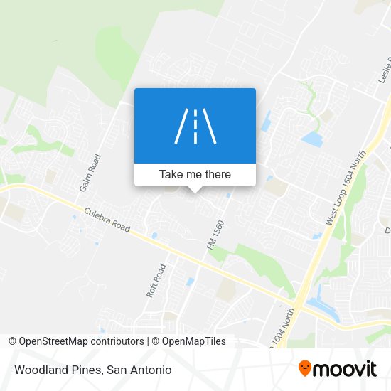 Mapa de Woodland Pines