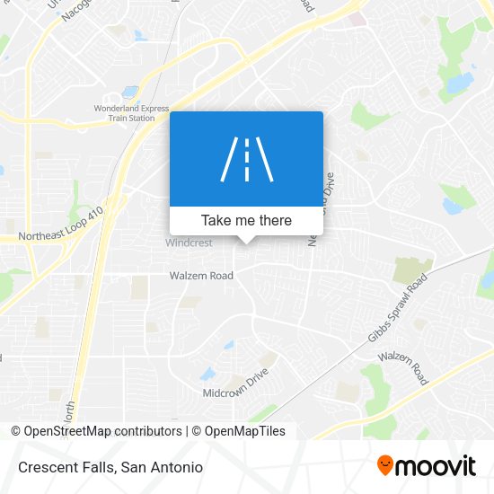 Crescent Falls map