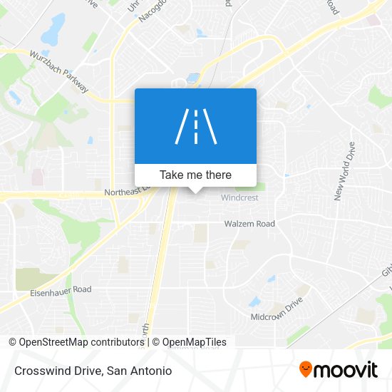 Mapa de Crosswind Drive