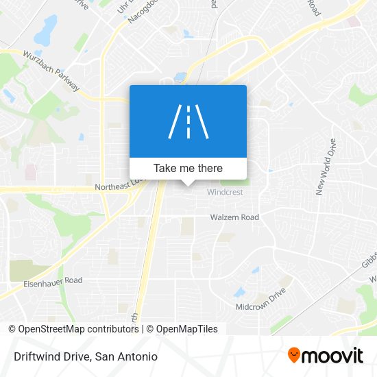 Driftwind Drive map