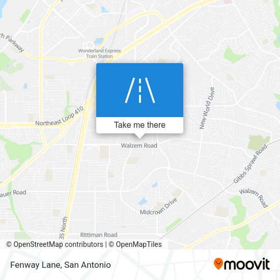 Mapa de Fenway Lane