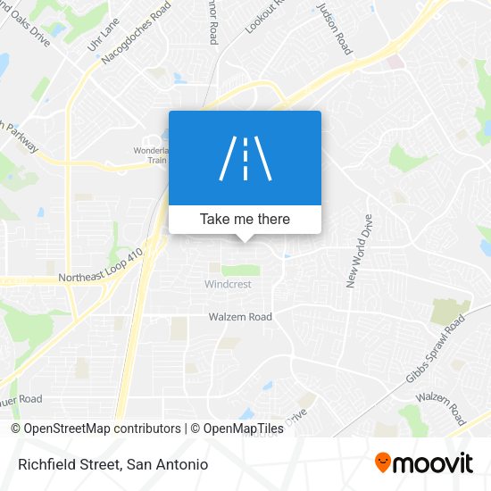 Richfield Street map