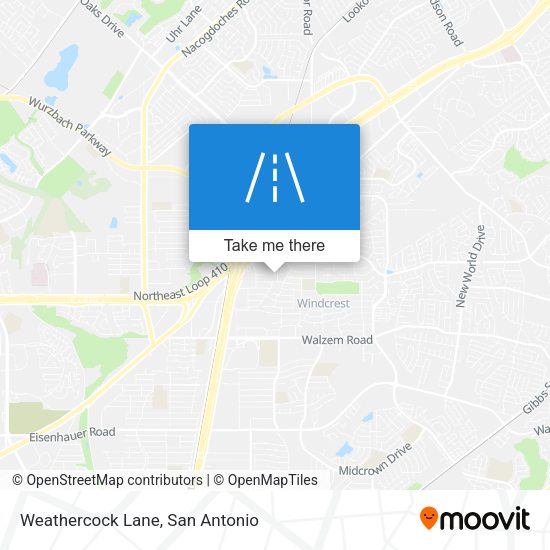 Mapa de Weathercock Lane