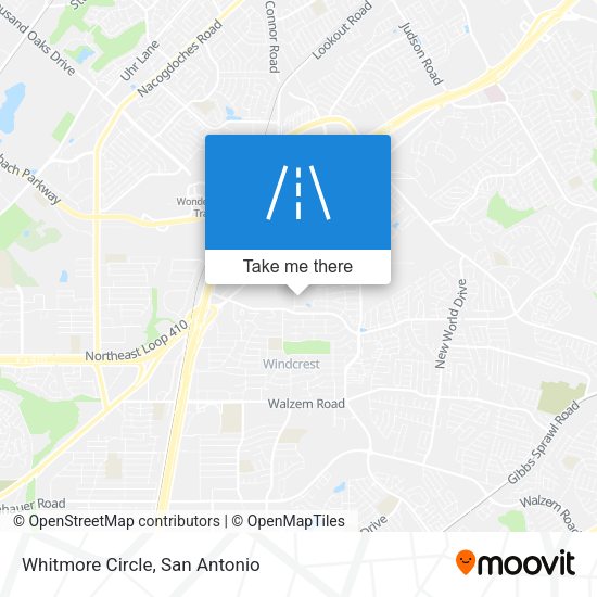 Whitmore Circle map