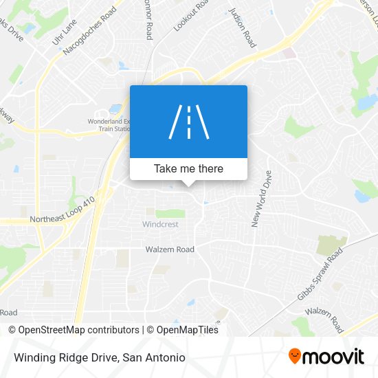 Mapa de Winding Ridge Drive