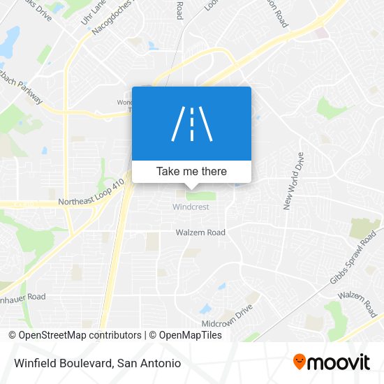 Winfield Boulevard map