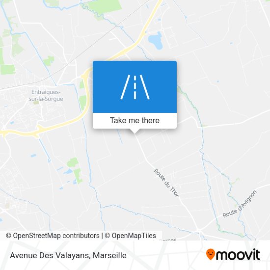 Avenue Des Valayans map