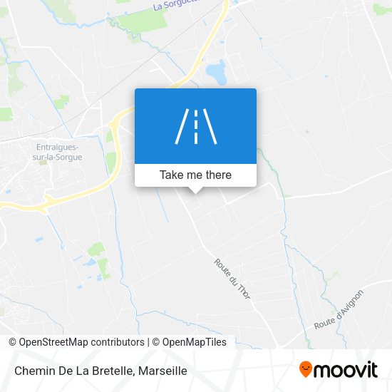 Chemin De La Bretelle map