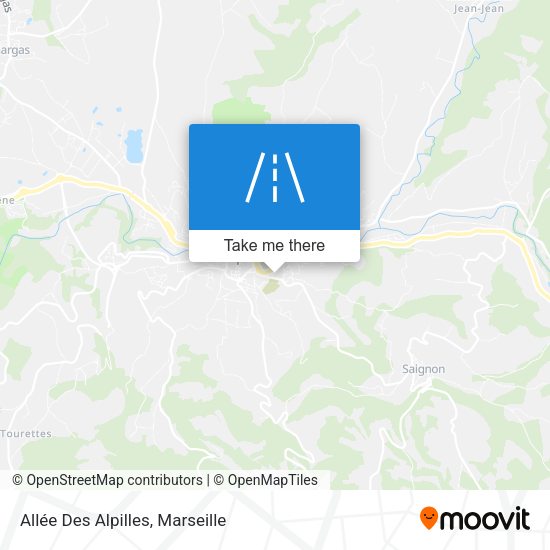 Allée Des Alpilles map