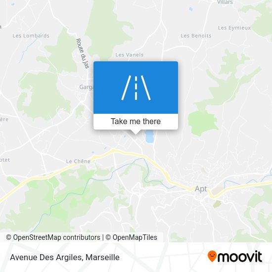 Avenue Des Argiles map