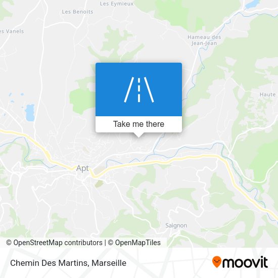Chemin Des Martins map