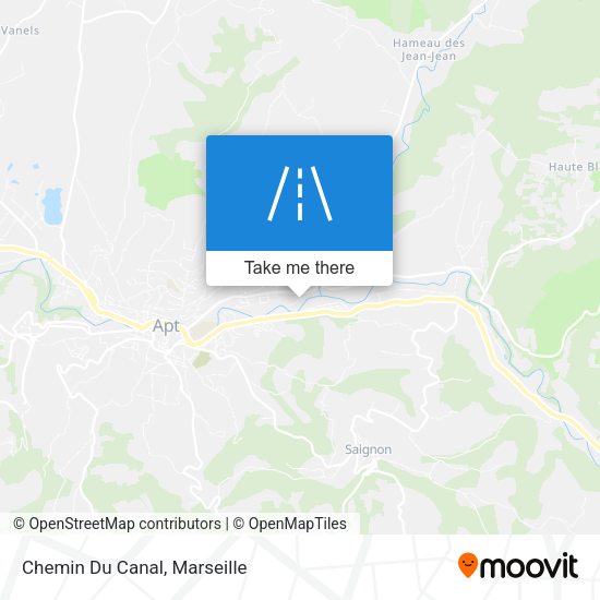 Chemin Du Canal map