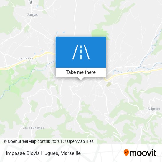 Impasse Clovis Hugues map