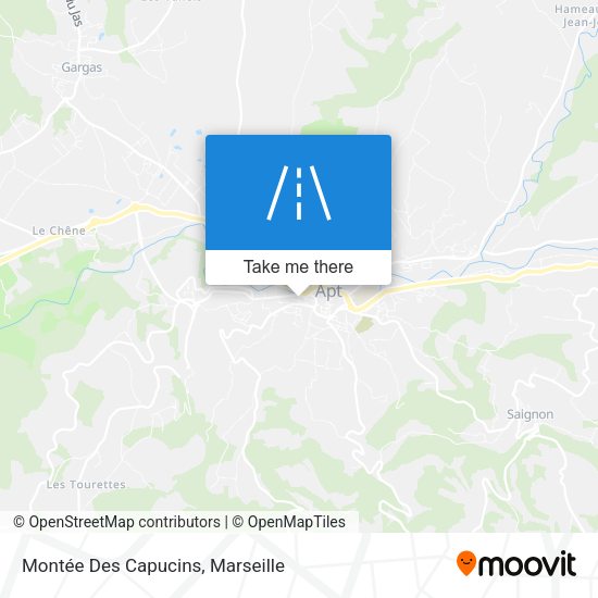 Montée Des Capucins map