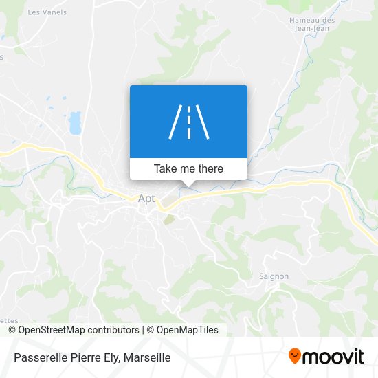Passerelle Pierre Ely map