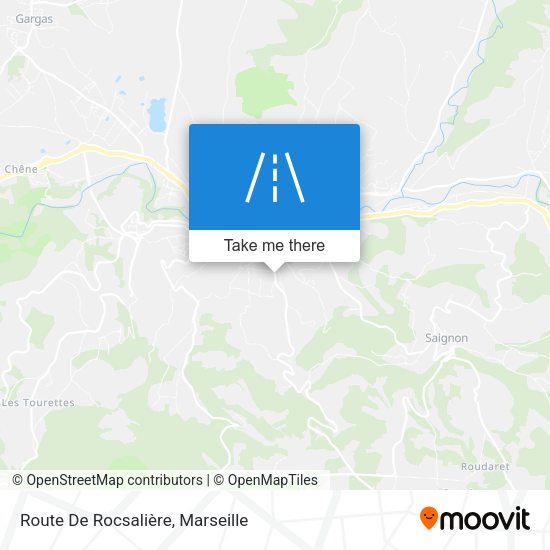 Route De Rocsalière map