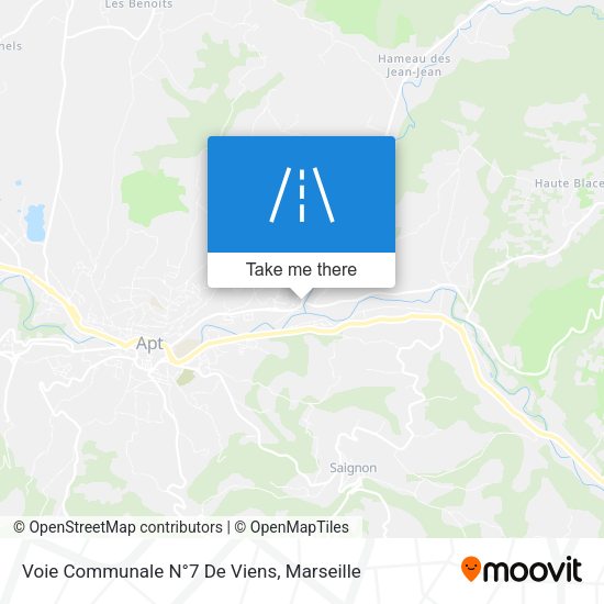 Voie Communale N°7 De Viens map