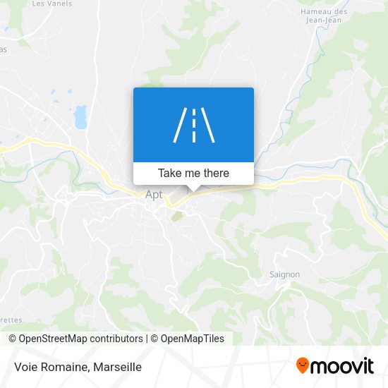 Voie Romaine map