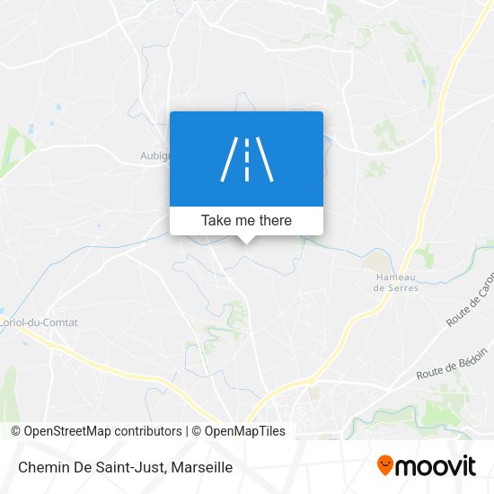 Chemin De Saint-Just map