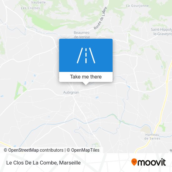 Le Clos De La Combe map