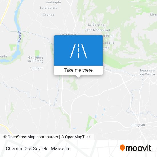 Chemin Des Seyrels map