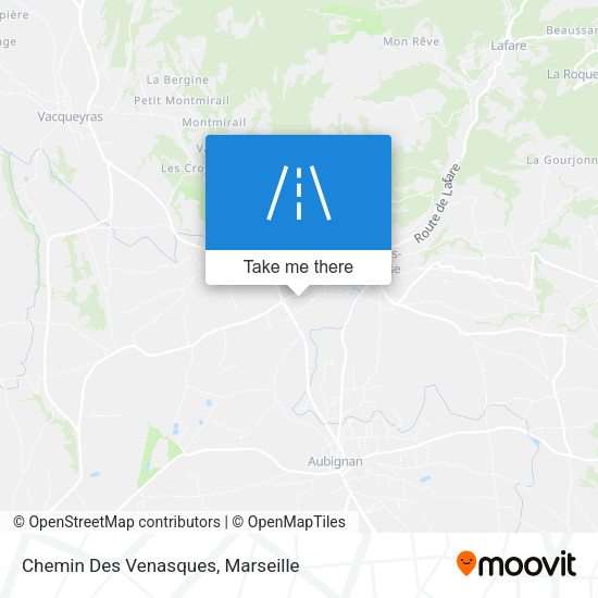 Chemin Des Venasques map