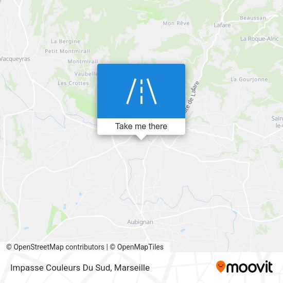 Impasse Couleurs Du Sud map