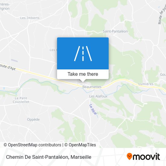 Chemin De Saint-Pantaléon map