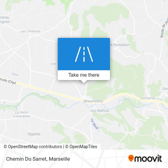 Chemin Du Sarret map