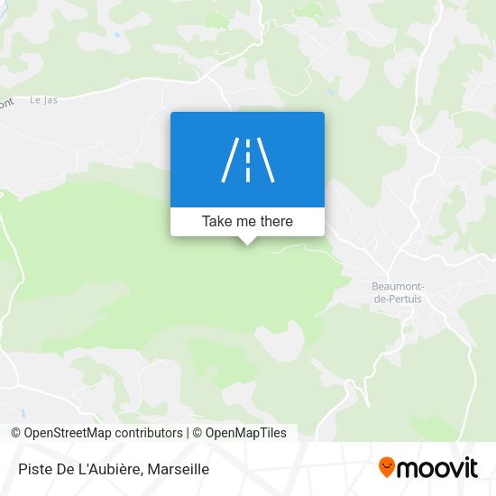 Piste De L'Aubière map