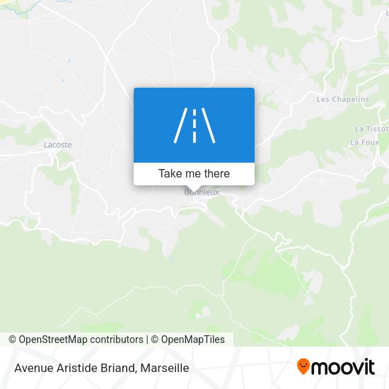 Avenue Aristide Briand map