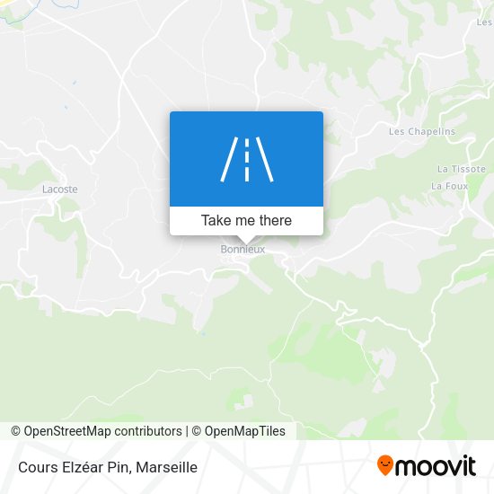 Cours Elzéar Pin map