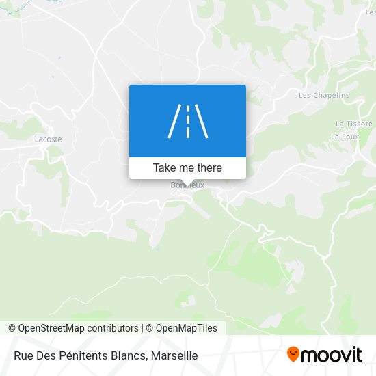 Rue Des Pénitents Blancs map
