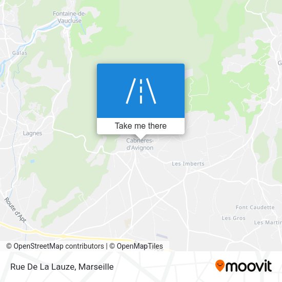 Rue De La Lauze map