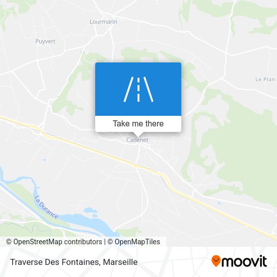 Traverse Des Fontaines map