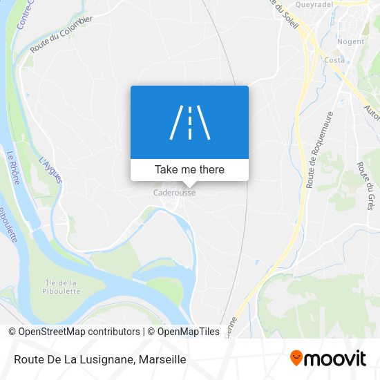 Route De La Lusignane map