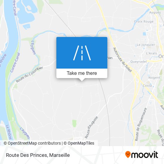 Route Des Princes map
