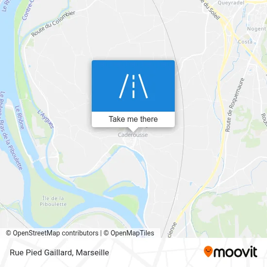 Rue Pied Gaillard map