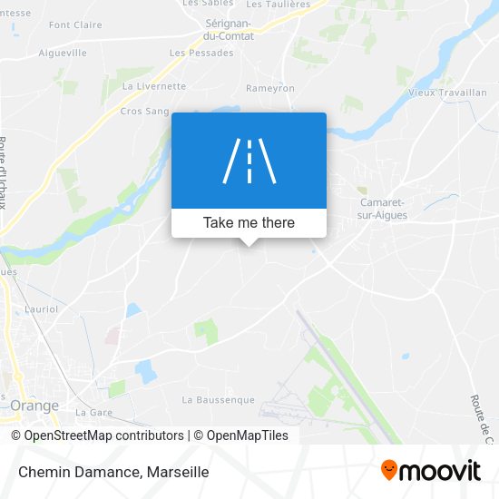 Chemin Damance map