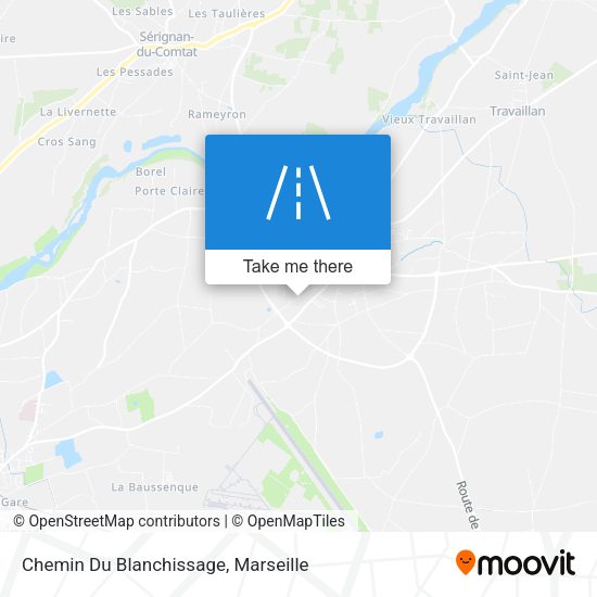 Chemin Du Blanchissage map
