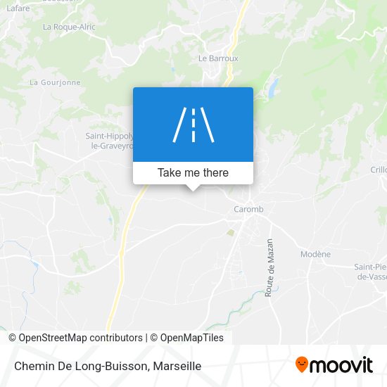Chemin De Long-Buisson map