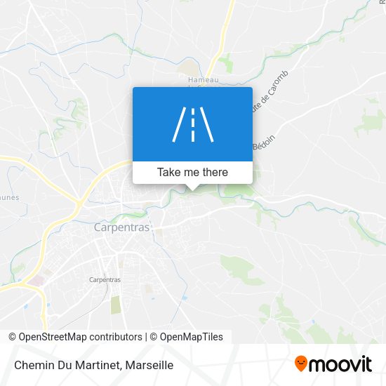 Chemin Du Martinet map