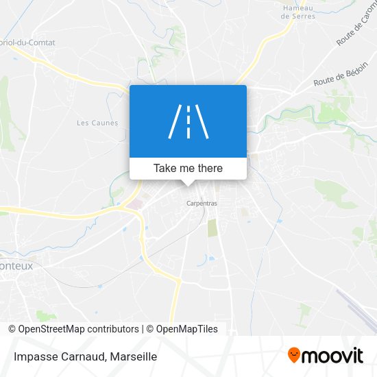 Impasse Carnaud map