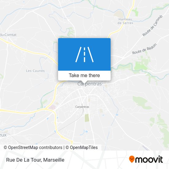 Rue De La Tour map
