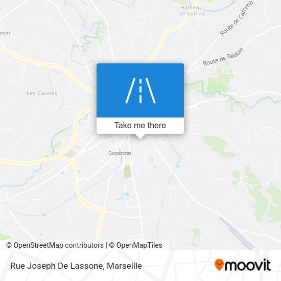 Rue Joseph De Lassone map